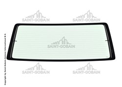 ZADNJA ŠAJBA VW T6 15- BEZ RUPE ZA BRISAČ SAINT GOBAIN