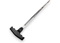 PROBOJAC ZA PROVLAČENJE ŽICE CRNA T-RUČKA S RUPOM I ZAREZOM