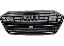 MASKA AUDI A6 C8 019- ZA SENZ. S KAMEROM CRNA/SJAJNA S KROMOM