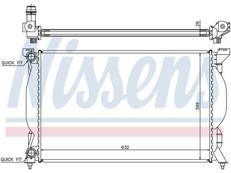 HLADNJAK VODE AUDI A-4 01-