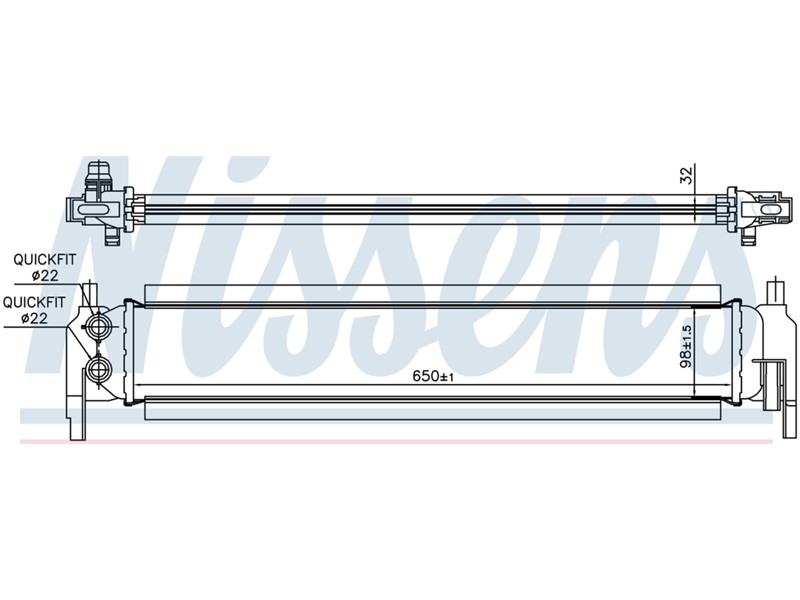 HLADNJAK VODE AFTHER COLER AUDI A3 012-16