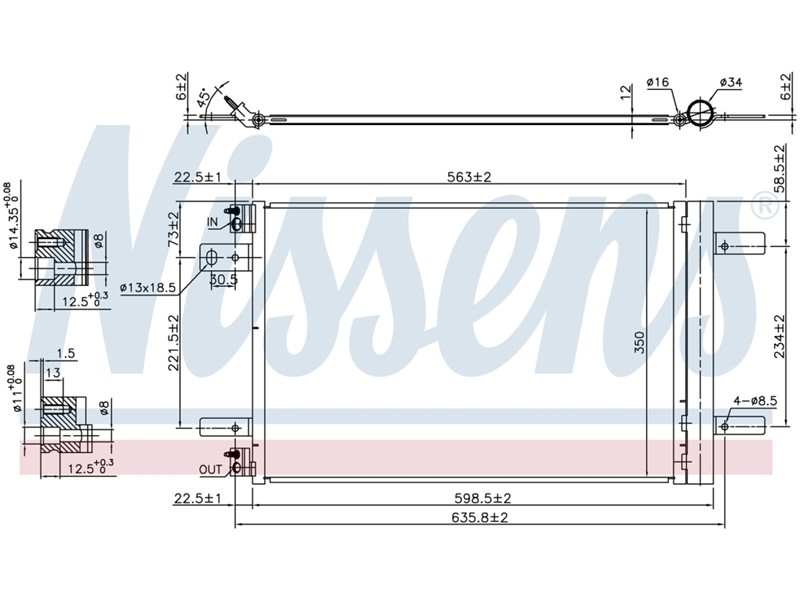 HLADNJAK KLIME PEUGEOT 308 013- 3008 016-