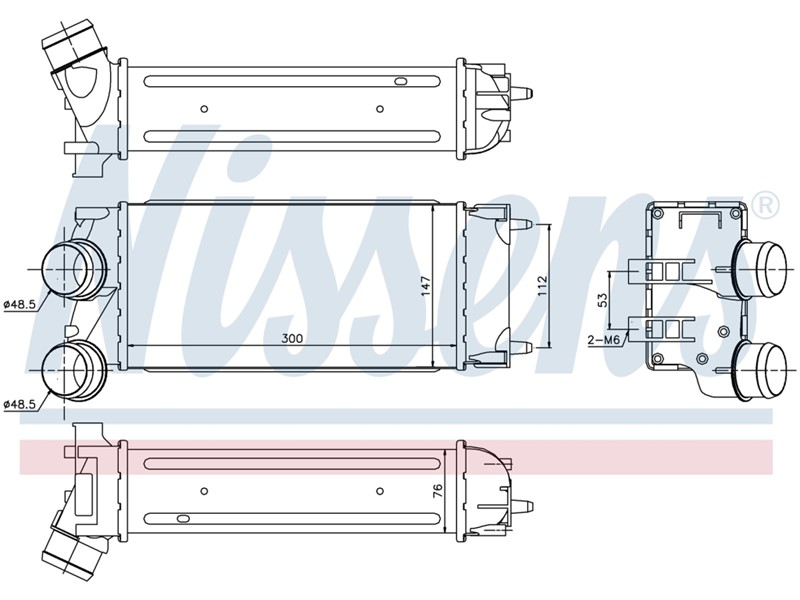 HLADNJAK ZRAKA CIT.BER.08- 1.6 HDI(30X150X80) 09-