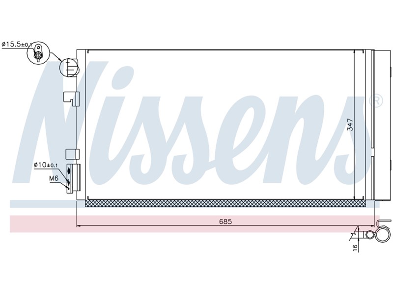 HLADNJAK KLIME RENAULT MEGAN /FLUNCE 1,5/19DCI 011-