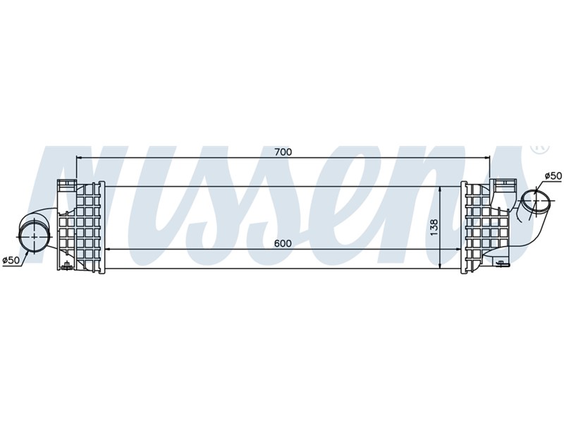 HLADNJAK ZRAKA FOR MONDEO IV 16-18-20 TÜV-AHE