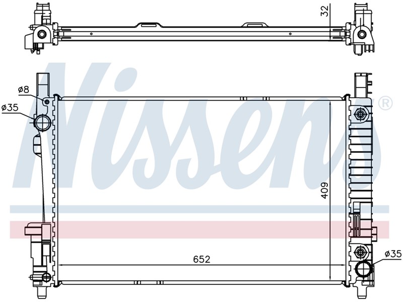 HLADNJAK VODE MERC W169 150-170-200