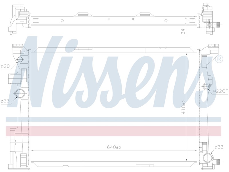 HLADNJAK VODE MERCEDES W176 W246 011-