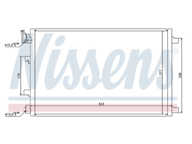 HLADNJAK KLIME NISSAN QUASHAI 07- 1.6 BENZIN