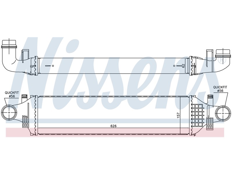 HLADNJAK INTERCOLERA MERC A 012- 160CDI/180CDI/200