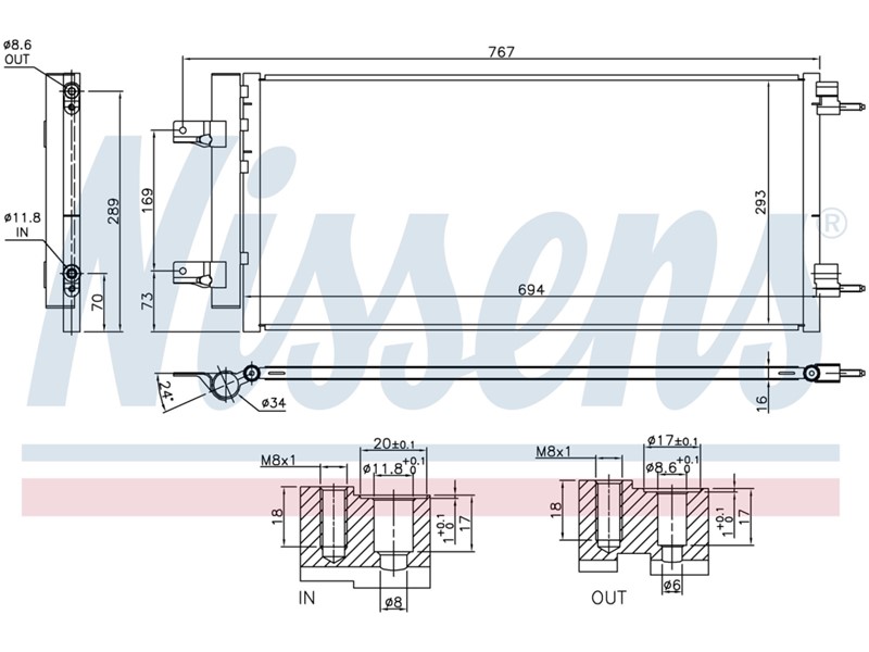 HLADNJAK KLIME OPEL ASTRA K 016-