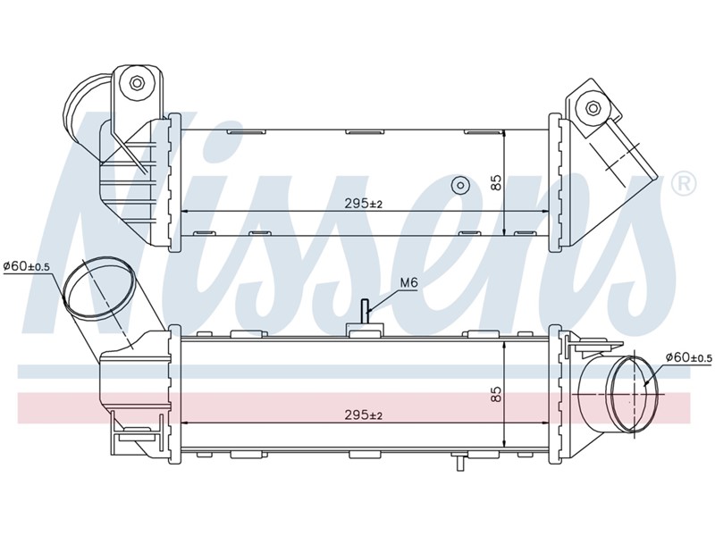 HLADNJAK INTECOLERA VW CADDY 96- 1,9TDI POLO CLASSIC