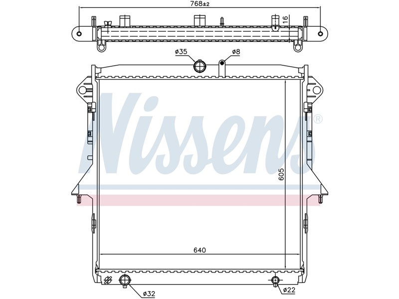 HLAD.MOT.2.2-3.2TDCI(60.5X64X1.6)-FORD RANGER 12-15