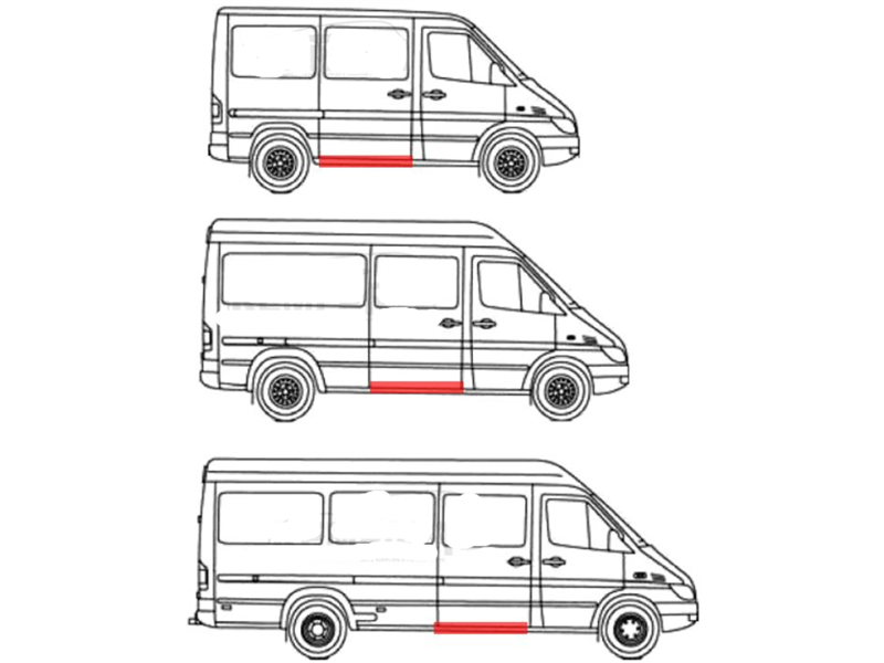 PRAG ZA KLIZNA VRATA-SPRINTER(95-06)