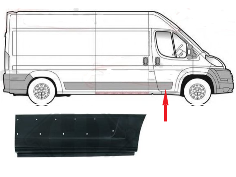 DONJI DIO PR VRATA FIAT DUCATO 06- DX