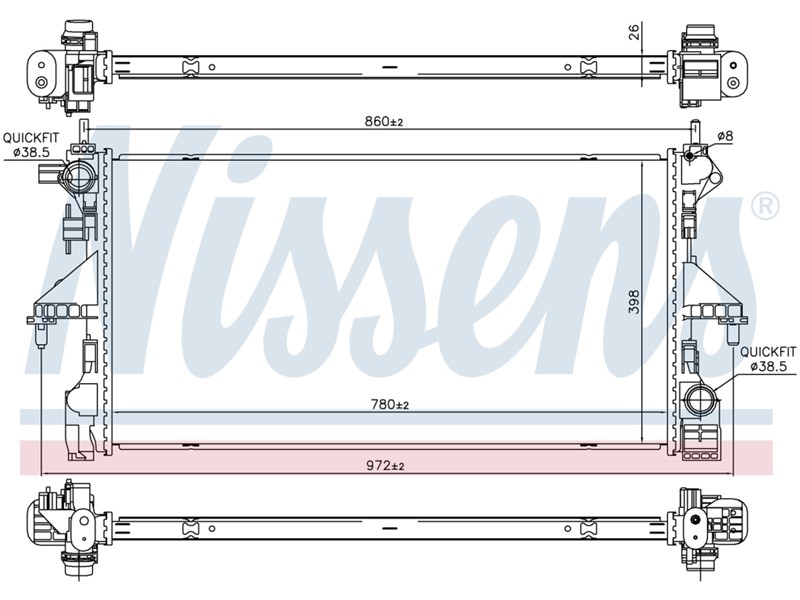 HLADNJAK VODE CITROEN JUMPER PEUGEOT BOXER 06-