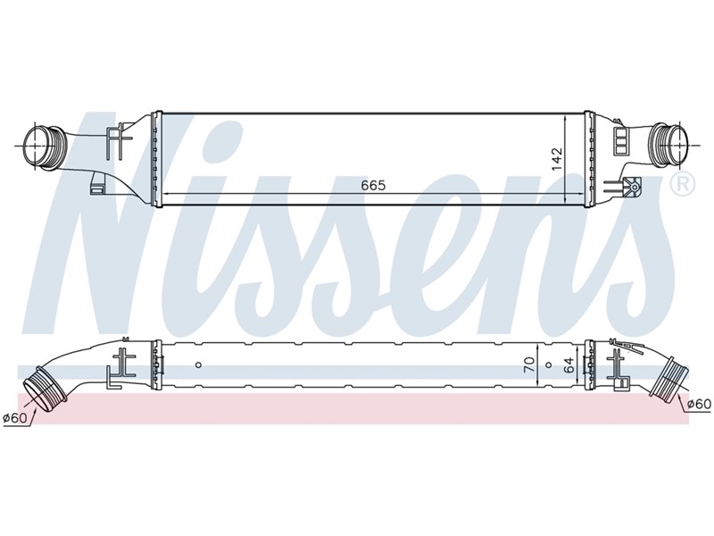 HLADNJAK INTERCOLERA AUDI Q3 011-014  2,0TDI