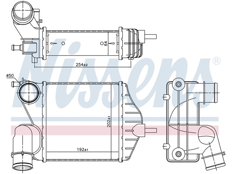 HLADNJAK INTERCOLERA FIAT IDEA