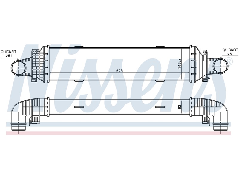 HLADNJAK ZRAKA MERC W204 08-