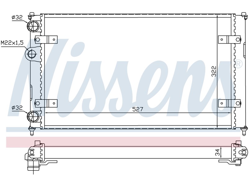 HLADNJAK VODE VW POLO CLASIC 14-16