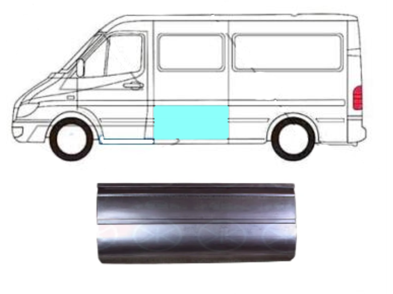 OPLATA BOČNE STRANE LX MERC SPRINTER 95-06  75CM