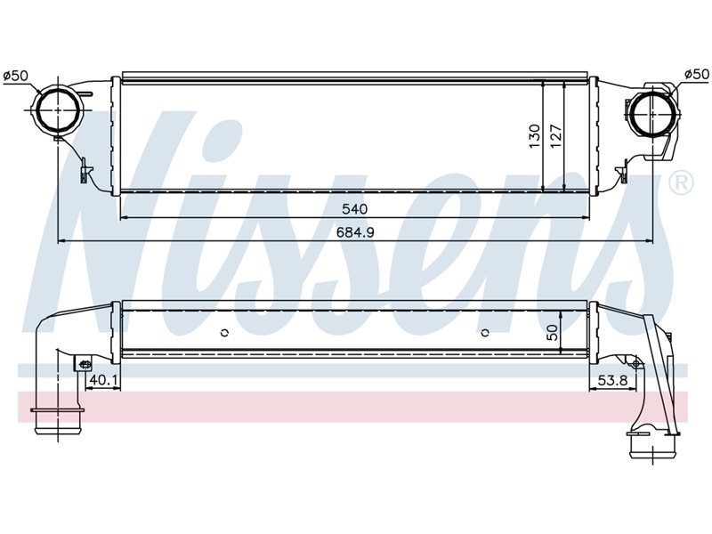 HLADNJAK INTERCOLERA BMW E46 99-