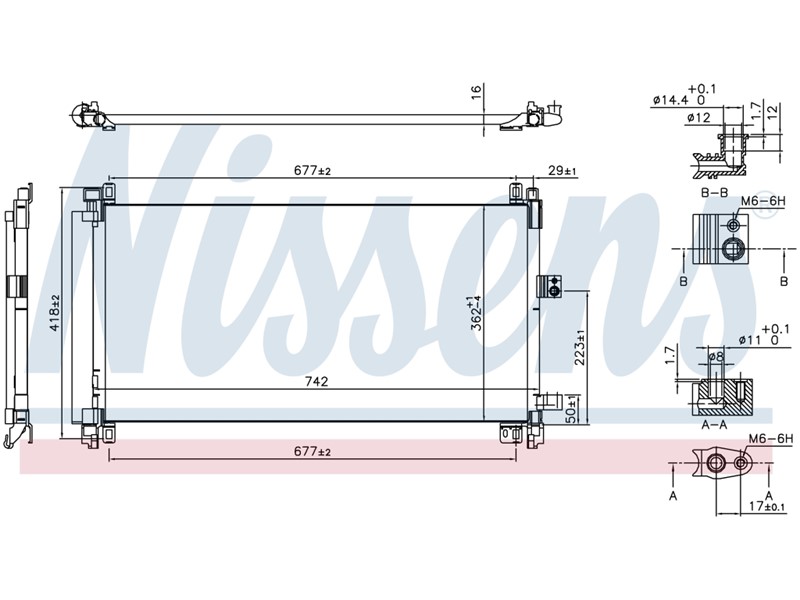 HLADNJAK KLIME CITROEN C5 2,2 HDI 010-