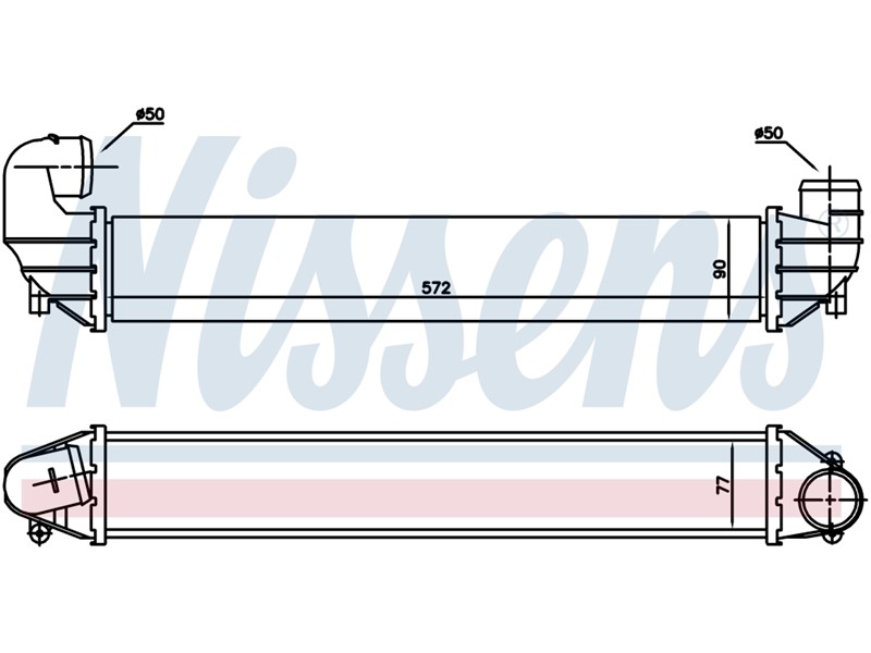 HLADNJAK INTERCOLERA VW SHARAN 95/00-