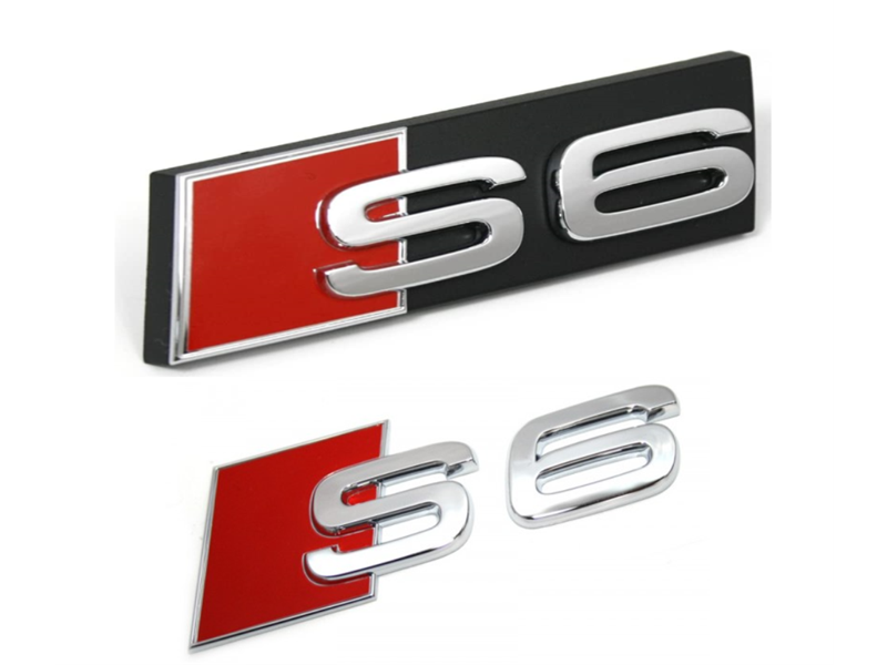 LOGO ZA MASKU (KOPČA) I GEPEK (SAMOLJEPLJIVI) AUDI S6 97-022