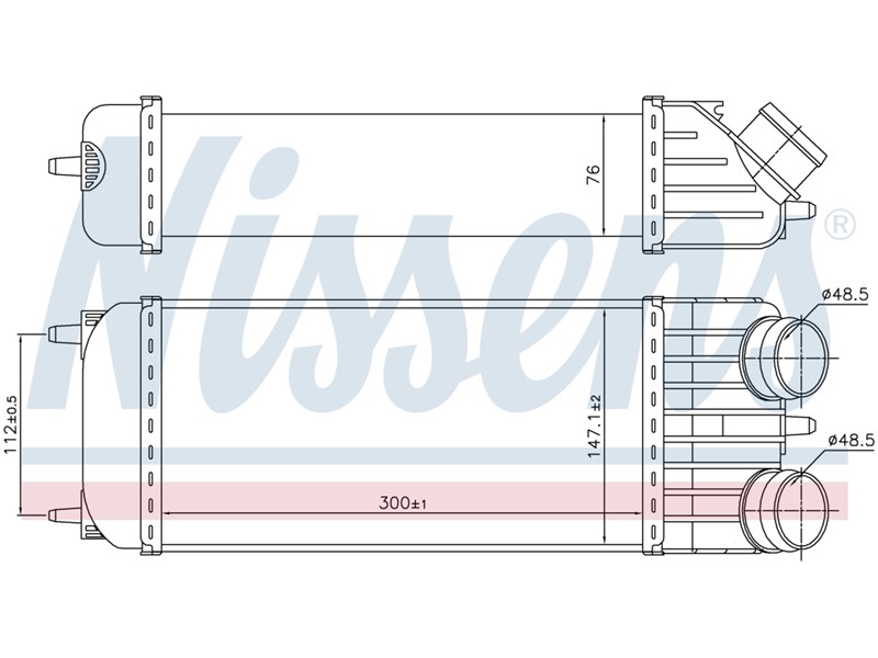 HLADNJAK INTERCOLERA CITROEN C3 1,6HDI