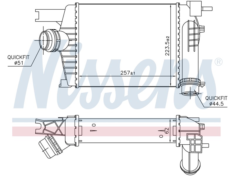 HLADNJAK INTERCOLER DACIA DUSTER 010-