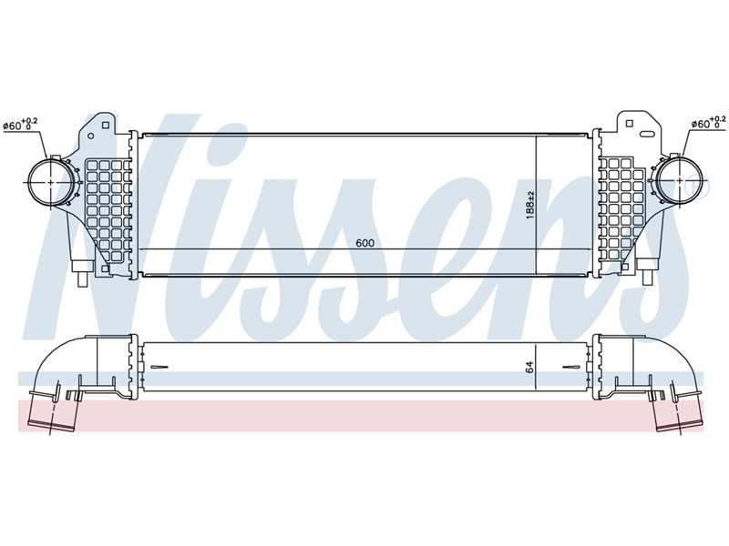 HLADNJAK INTERCOLERA IVECO DAILY 011-014 3,0TD