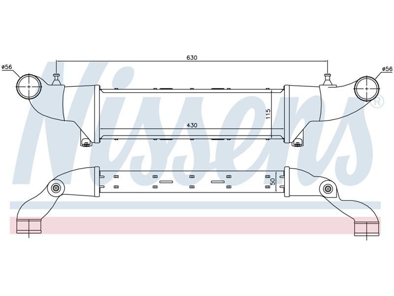 HLADNJAK INTERCOLERA MERC W202