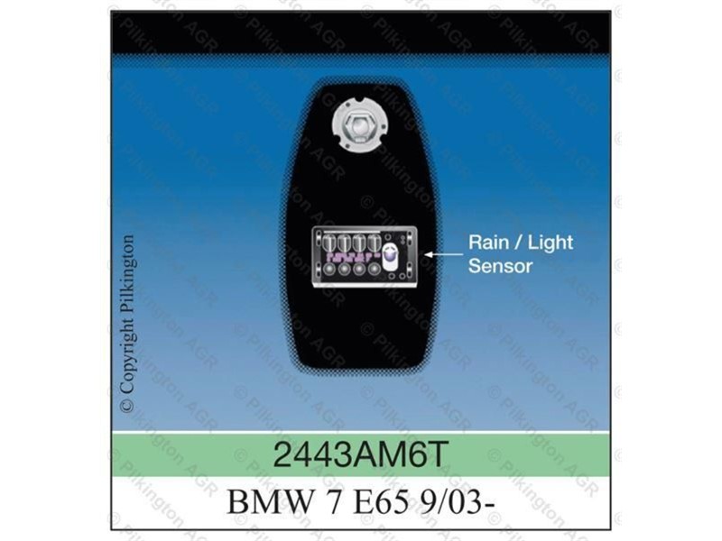 ŠAJBA BMW 7 01-08 E65 MOD:03-04 SENZOR+GRIJAČ+ANT+REFLEKT. PILK.