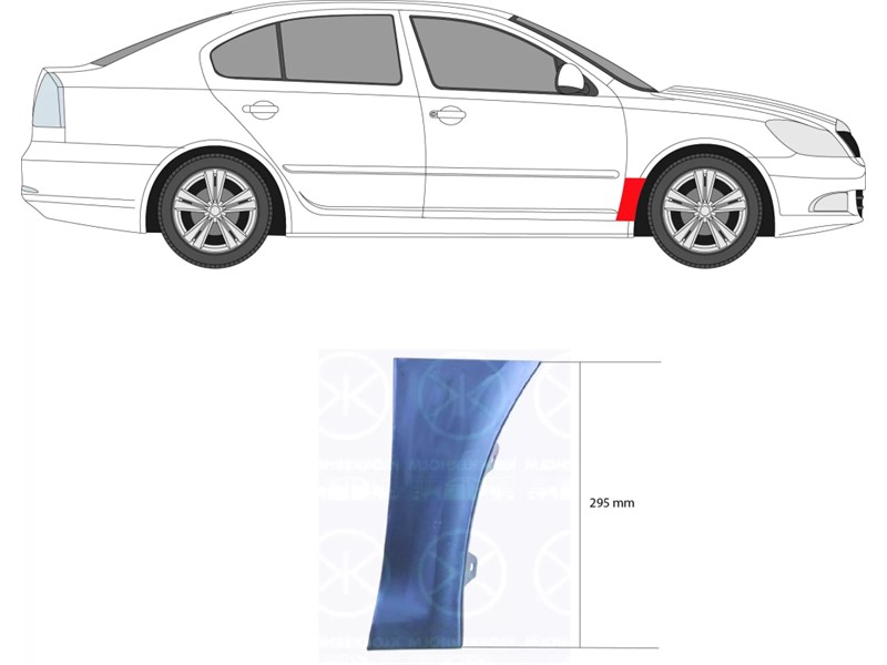 DONJI DIO BLATOBRANA ŠKODA OCTAVIA 04- DX