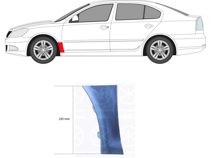 DONJI DIO BLATOBRANA ŠKODA OCTAVIA 04- LX