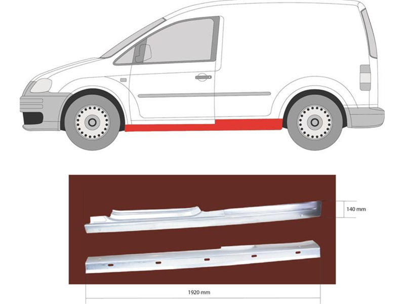 PRAG VW CADDY 04- LX