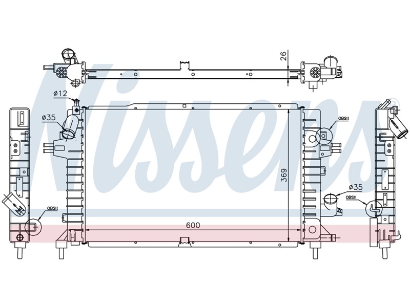 HLADNJAK VODE ASTRA H 04-1,3-17-1, CDTI