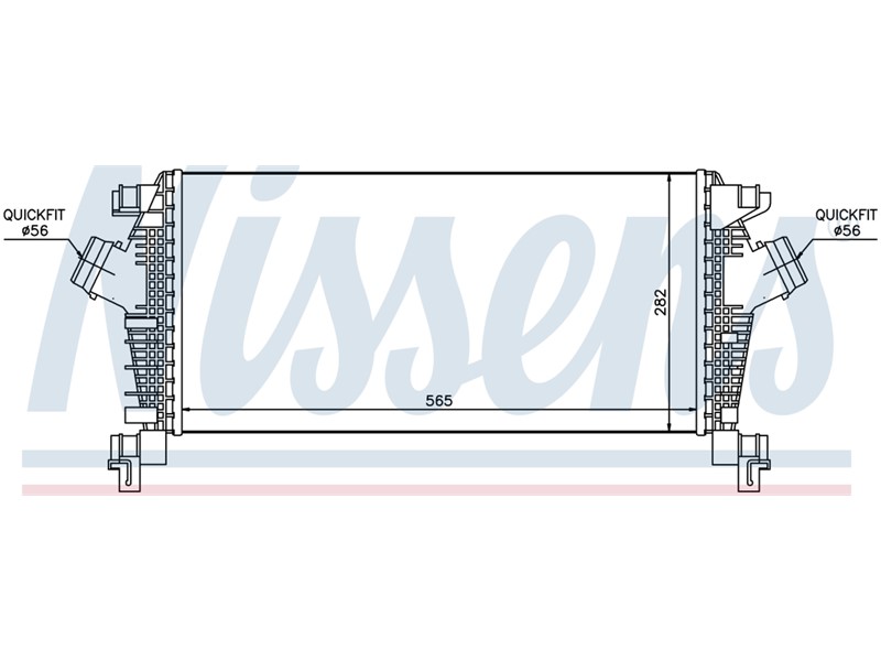 HLADNJAK INTERCOLERA OPEL ASTRA J 1,3 CDI 010-