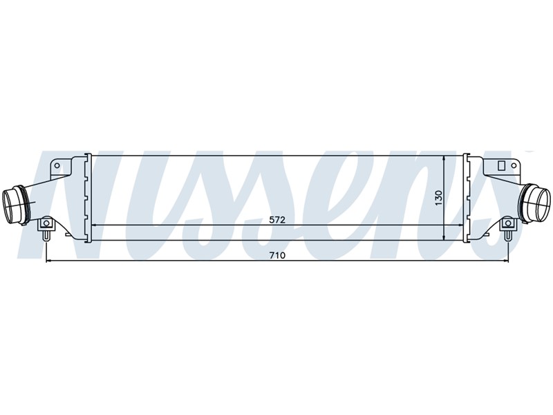 HLADNJAK INTERCOLERA OPEL CORSA D 06- 1,7