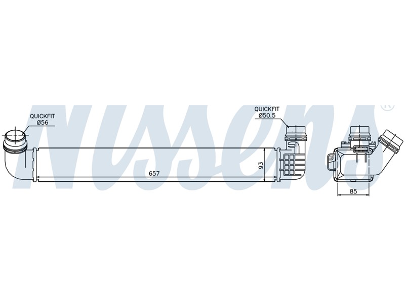 HLADNJAK INTERCOLERA REN FLUNCE 1,5 DCI 010-