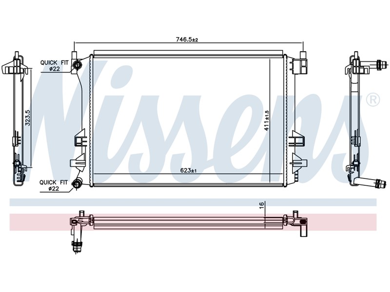 HLADNJAK VODE SEAT/AUDI/VW 017-BENZIN