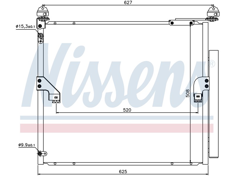 HLADNJAK KLIME TOYOTA LANDCRUISER PRADO 150 09- 3.0 DIZEL