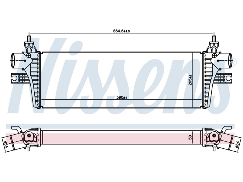 HLADNJAK INTERCOLERA HI-LUX 015-  2,4 2,8D