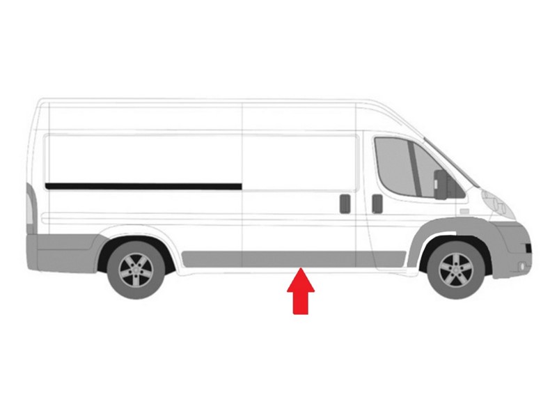 LAJSNA NA TOVARNOM PROSTORU FIAT DUCATO 014- DX