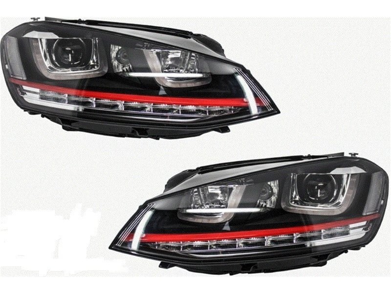FAR VW GOLF VII GTI 012- SET DX+LX XENON AFS