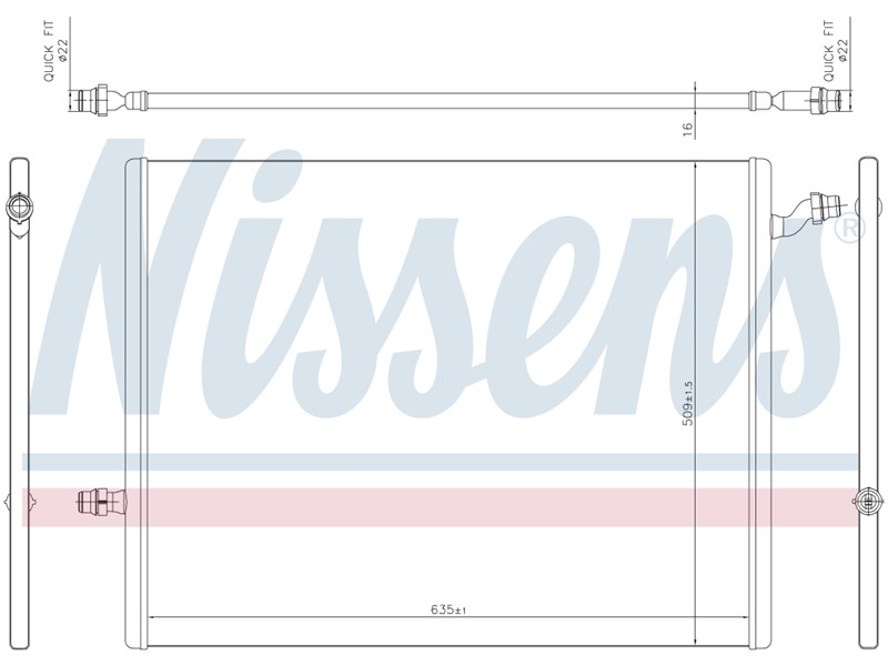 HLADNJAK VODE MERC S-CLASSA W222  013-017 30/4,7/5,5