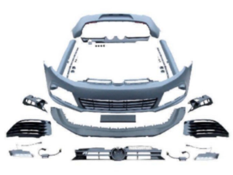 BRANIK PRED.+ZAD. VW GOLF VI R20 09- SET+PRAGOVI+MAGLENKE+REŠETK