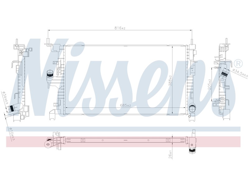 HLADNJAK VODEDACIA DUSTER 017-