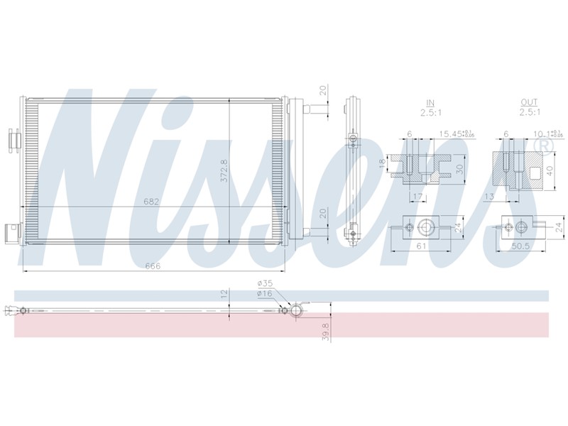 HLADNJAK KLIME DACIA DUSTER 017- 1,5DCI