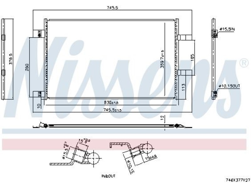 HLADNJAK KLIME REN EXPRES 08- 1,5 DCI